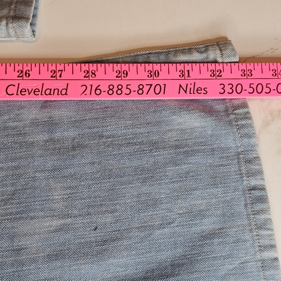 Calvin Klein Distressed Light Wash Flare Bootcut Jeans Women's W30 L32 - Picture 11 of 13